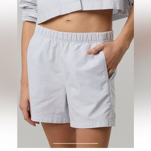 Offline by Aerie Day Off Oxford Short Eyelet Blue NWT